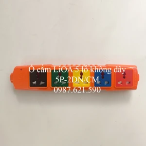 Ổ Cắm LiOA Không Dây 5 Lỗ 5P-2DN/CM Siêu Chịu Tải Cao