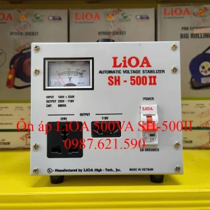 Ổn Áp LiOA SH-500II Mini Công Suất Nhỏ Nhất 500VA Dải 150V