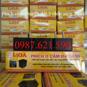 Phích Cắm Chuyển Đổi 3 Chân Sang 2 Chân