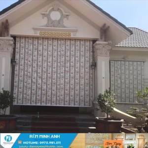 Bạt Che Nắng Mưa Tự Cuốn Mã H043