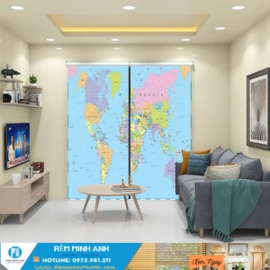 Rèm Cuốn Tranh, Rèm Cuốn In Tranh 3D Đẹp + Giá Siêu Rẻ