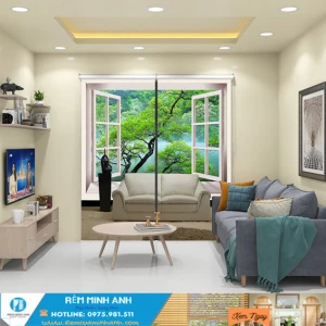 Rèm Cuốn Tranh, Rèm Cuốn In Tranh 3D Đẹp + Giá Siêu Rẻ