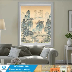 Rèm Cuốn Tranh, Rèm Cuốn In Tranh 3D Đẹp + Giá Siêu Rẻ