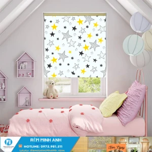 Rèm Cuốn In Tranh Trẻ Em Cute Dễ Thương Rèm Minh Anh