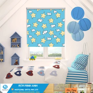 Rèm Cuốn In Tranh Trẻ Em Cute Dễ Thương Rèm Minh Anh