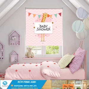 Rèm Cuốn In Tranh Trẻ Em Cute Dễ Thương Rèm Minh Anh