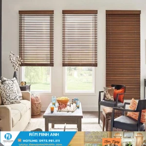 Rèm Sáo Gỗ Chống Nắng Đẹp Giá Rẻ Hãng Grace Home