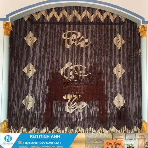 Rèm Hạt Gỗ - Giải Pháp Phong Thủy Của Mọi Nhà