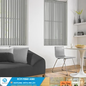 Rèm lá dọc | Mẫu rèm lá dọc văn phòng giá rẻ hiện đại