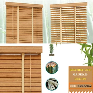 Rèm Sáo Gỗ Chống Nắng Đẹp Giá Rẻ Hãng Sankaku
