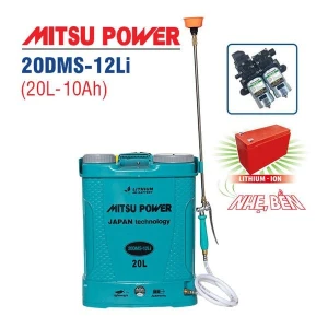 Bình xịt điện MITSU POWER 20DMS-12 (20L, Bơm đôi, Pin Li-ion 12V)