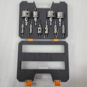 Bộ mũi khoét NHÔM, INOX KAPUSI 10 CHI TIẾT TRẮNG_K3696