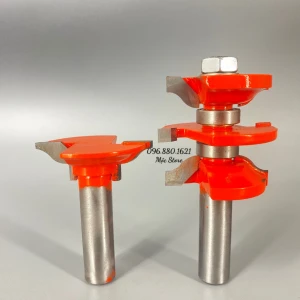 BỘ MŨI PHAY ROUTER ĐỐ CỬA 4 DAO