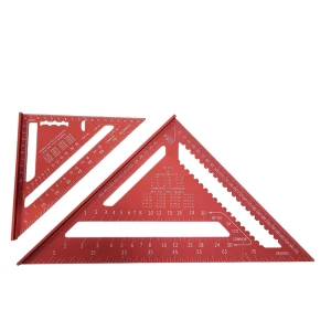 Thước ke góc tam giác đo mòi ( 18cm -7IN) (30CM-12IN )( MÀU ĐỎ