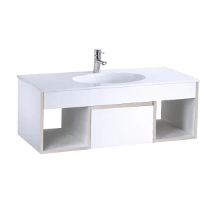 Bộ tủ chậu cabinet treo màu trắng Caesar LF5028 EH05028DDV