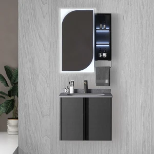 Bộ tủ chậu và tủ gương led size 800mm MOWOEN MW6602-80