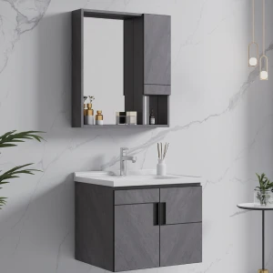 Bộ tủ chậu và tủ gương size 600mm MOWOEN MW6947-60