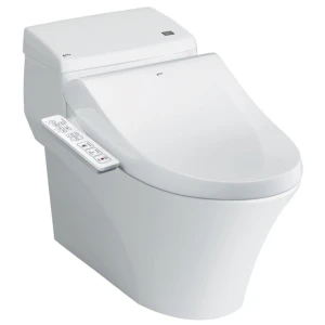 Bồn cầu 1 khối nắp điện tử INAX AC-1017R + CW-H18VN