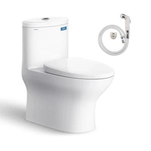 Bồn cầu 1 khối Viglacera V37S nắp êm tráp nhựa con thỏ rời