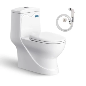 Bồn cầu 1 khối Viglacera V38 nắp êm xả thẳng