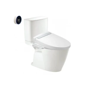 Bồn cầu 2 khối xả cảm ứng nắp điện tử INAX ACT-602 + CW-H20VN