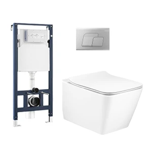 Bồn cầu treo tường COTTO SC197627(F) nắp êm dòng Simply Modish