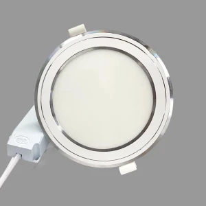 Đèn LED Dowlight siêu mỏng đổi màu viền vàng/bạc Nanoco