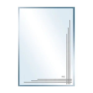 Gương hoa văn Đình Quốc 45x60cm 4121