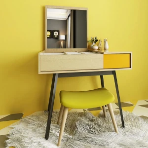 Bàn Trang Điểm Thông Minh Gương Gấp Gỗ Công Nghiêp Chất Lượng