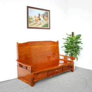 Ghế Trường Kỷ Đẹp Gỗ Xoan Tự Nhiên Chạm Rồng Sơn Bóng Đẹp Giá Rẻ