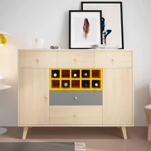 Mẫu Kệ Rượu Đẹp Gỗ Công Nghiệp MDF Thiết Kế Nhỏ Gọn Giá Tốt