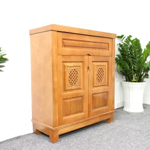 Tủ Đựng Giày Dép Bằng Gỗ Sồi 2 Cánh Đẹp Giá Rẻ