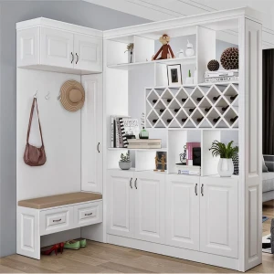 Tủ Rượu Vách Ngăn Phòng Khách Kèm Kệ Giày Dép Cao Cấp Giá Tốt