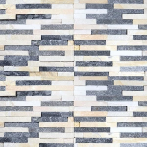 Đá ghép Nghệ An 3 màu ốp tường trang trí