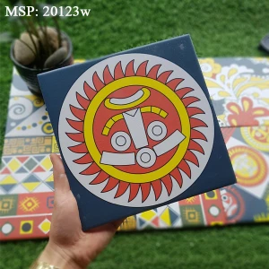 Gạch bông men Porcelain 20x20cm 20123W