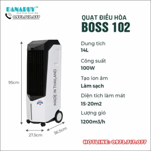 Quạt điều hòa Boss S102