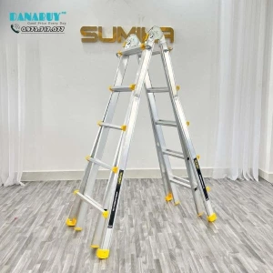 Thang nhôm chữ A rút lồng SUMIKA SKM405A