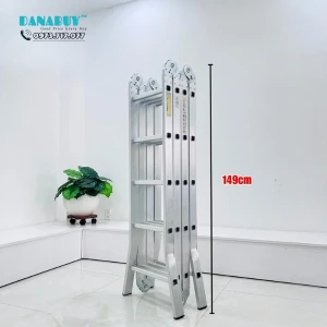 Thang nhôm gấp 4 đoạn SUMIKA SK605