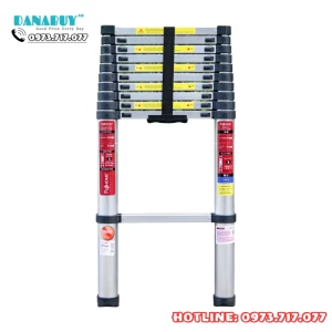 Thang nhôm rút đơn TLI380 - Thương hiệu Fujihome - cao 3M8