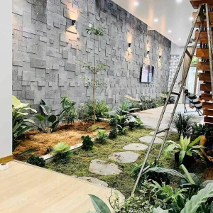 Đá Ong Xám Ốp Tường 3D