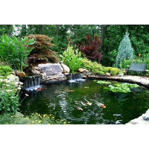 Mẫu Tiểu Cảnh Hồ Cá Đẹp Phong Cách Á Đông