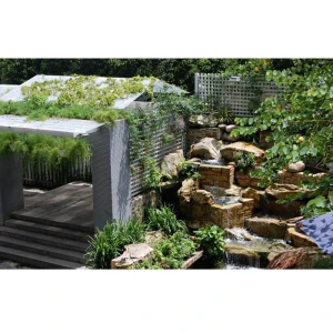 Non Bộ Tiểu Cảnh Kết Hợp Sỏi Đá Cho Quán Cafe