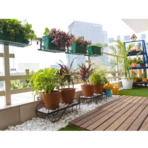 Tiểu Cảnh Chung Cư Đá Sỏi Trang Trí