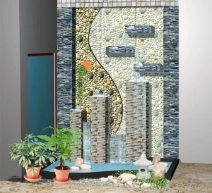 Tiểu Cảnh Tường Nước Đẹp Cho Nhà Ống