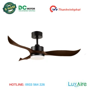 Quạt trần LuxAire Curve 42” CV423DCLEDBK
