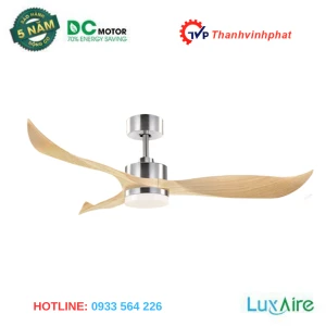 Quạt trần LuxAire Curve 52” CV523DCLEDBN