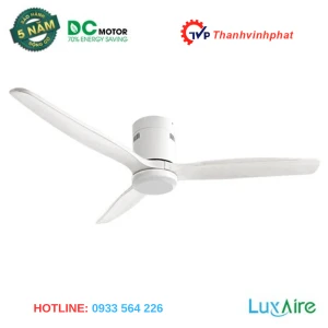 Quạt trần LuxAire Ritter Hugger RI523HDCABSWH