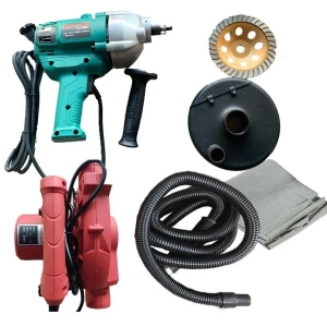 Bộ máy mài sàn cầm tay có hút bụi SUPER FAST