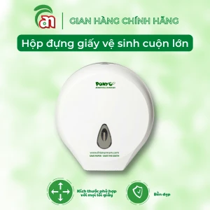Hộp đựng giấy vệ sinh PONYO cuộn lớn giọt nước