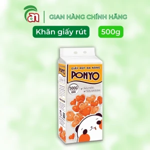 Khăn Giấy Rút Đa Năng Ponyo Treo Tường 500g